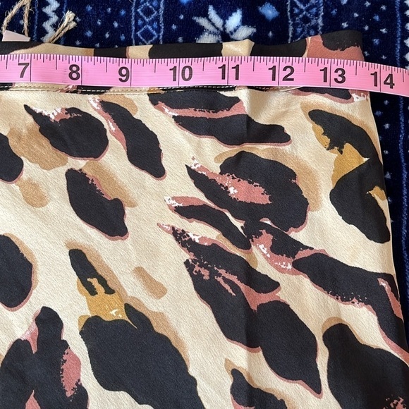 Jardin by Macris Women’s Tan And black Leopard Print Midi Skirt Size Medium NEW - Picture 8 of 8